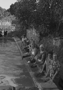 El safareig p&uacute;blic. Ca. 1950